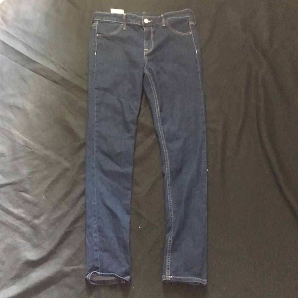 H&M Skinny Ankle Regular Waist Blue Jeans 30 NWT